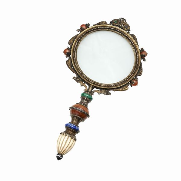 Grande lente di ingrandmento  - Asta Gioielli del Novecento e Orologi - Curio - Casa d'aste in Firenze