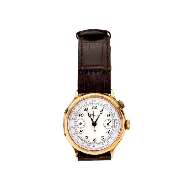 MINERVA : Wrist Chronograph Minerva  - Auction Jewels of the twentieth century and Watches - Curio - Casa d'aste in Firenze