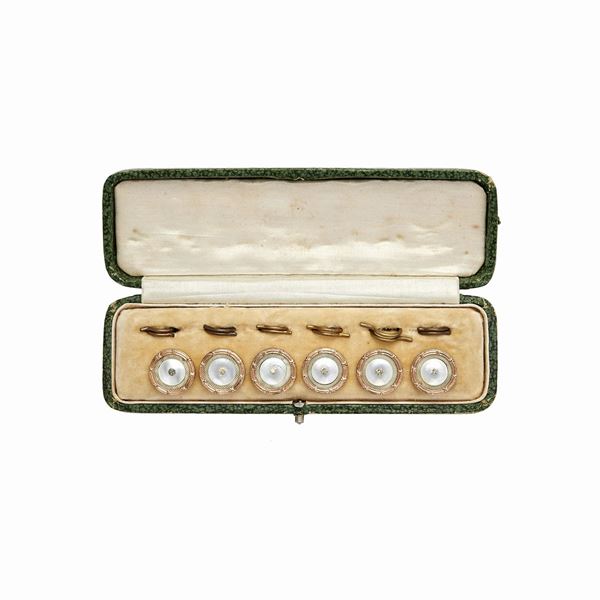 Series of six bottons