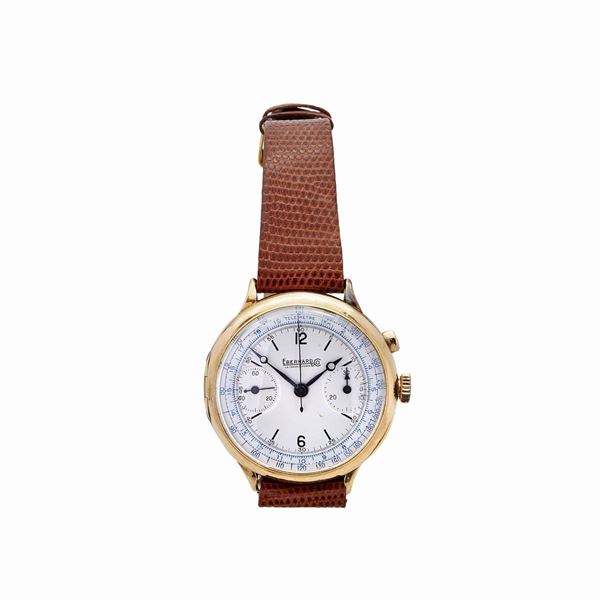 EBERHARD&amp;CO : Chronograph Eberhard & Co. La Chaux de Fonds  - Auction Gioielli Antichi, Moderni, Contemporanei e Orologi - Curio - Casa d'aste in Firenze