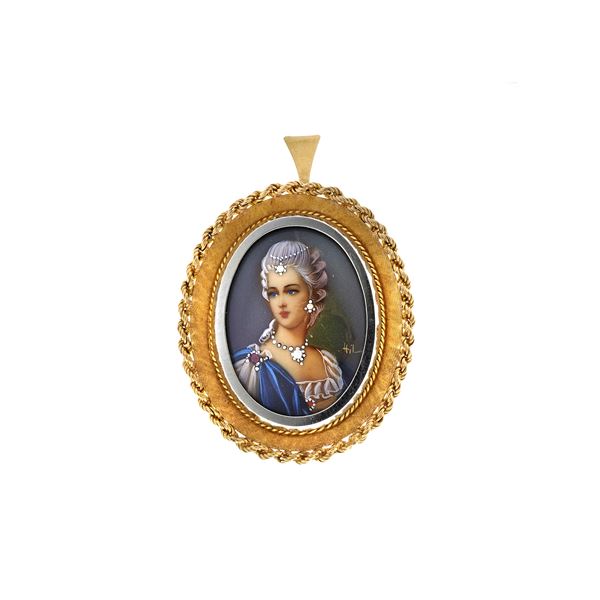 Pendant with miniature  - Auction Gioielli del Novecento e Orologi - Curio - Casa d'aste in Firenze