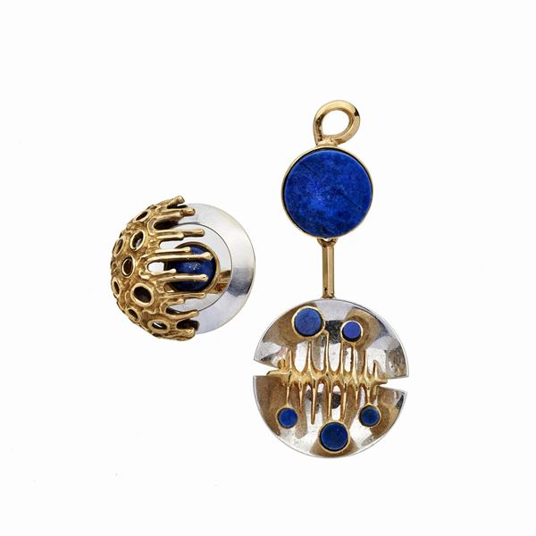 Demi-Parure con lapislazzuoi  - Asta Gioielli del Novecento e Orologi - Curio - Casa d'aste in Firenze