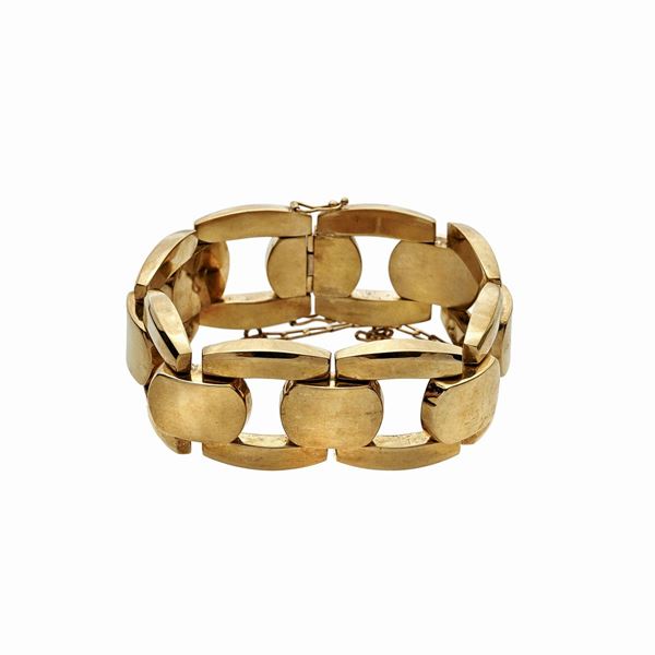 Bracciale a maglie  - Asta Gioielli del Novecento e Orologi - Curio - Casa d'aste in Firenze