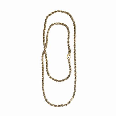 Collana in Oro Giallo e Oro Bianco