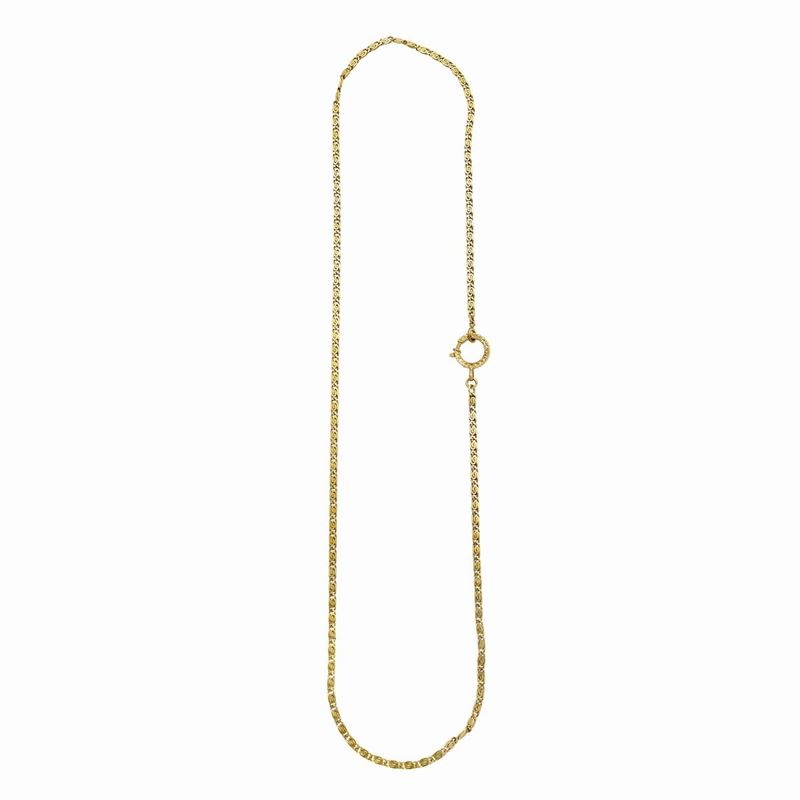 Catena da Orologio in Oro Giallo