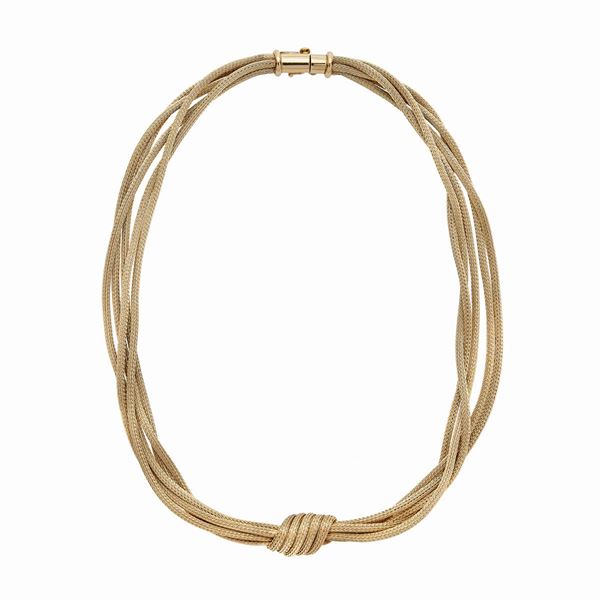 Collana in oro giallo Celine  - Asta Gioielli del Novecento e Orologi - Curio - Casa d'aste in Firenze