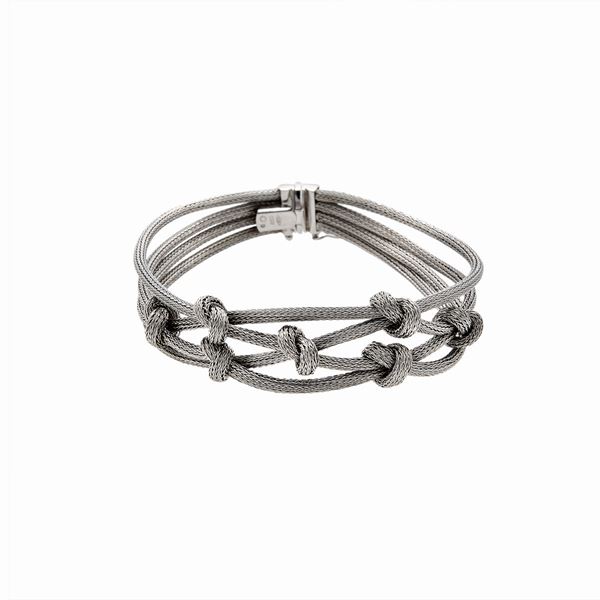 Bracciale in oro bianco Celine  - Asta Gioielli del Novecento e Orologi - Curio - Casa d'aste in Firenze