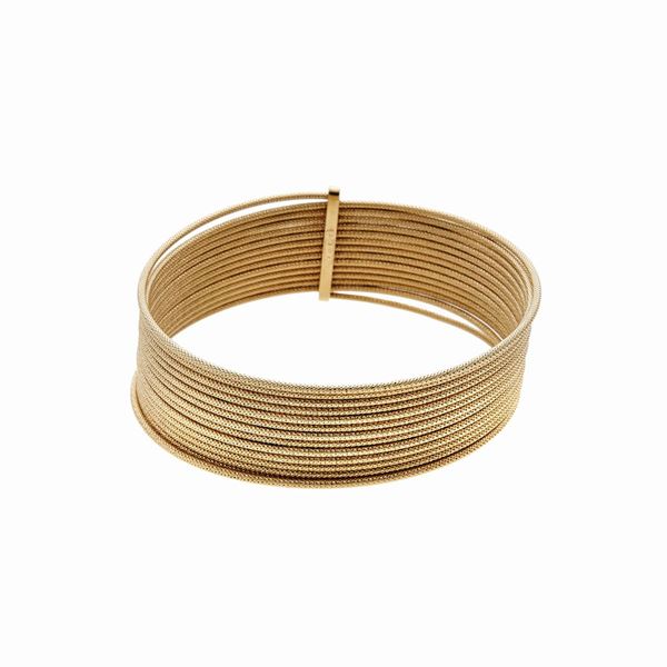 UNOAERRE : Bracciale rigido millefili UnoaErre  - Asta Gioielli del Novecento e Orologi - Curio - Casa d'aste in Firenze