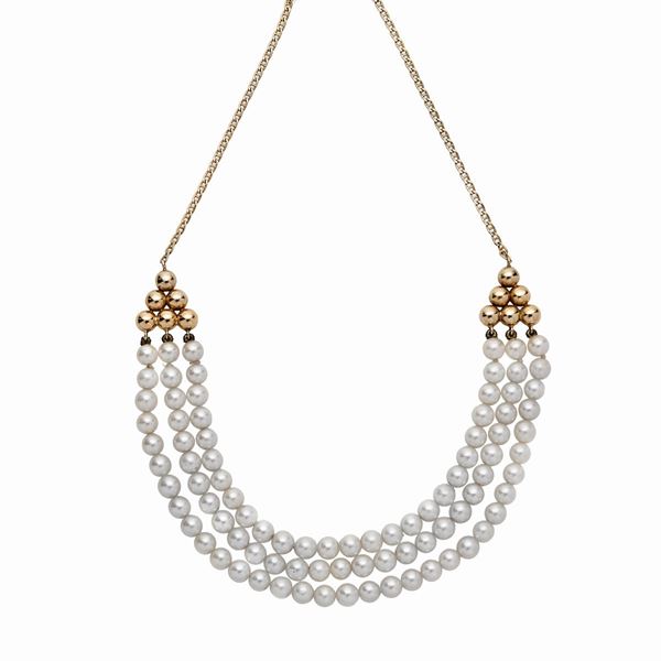 Necklace with pearls  - Auction Gioielli del Novecento e Orologi - Curio - Casa d'aste in Firenze