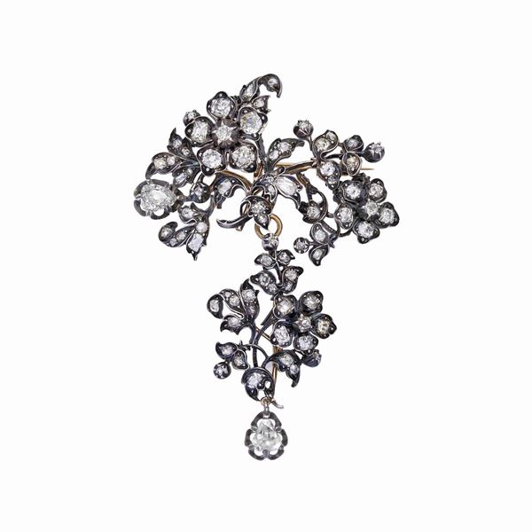Spilla con diamanti