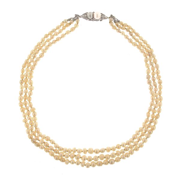 pearl necklace  - Auction Jewelry of the Twentieth Century - Curio - Casa d'aste in Firenze