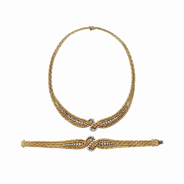 Parure con diamanti