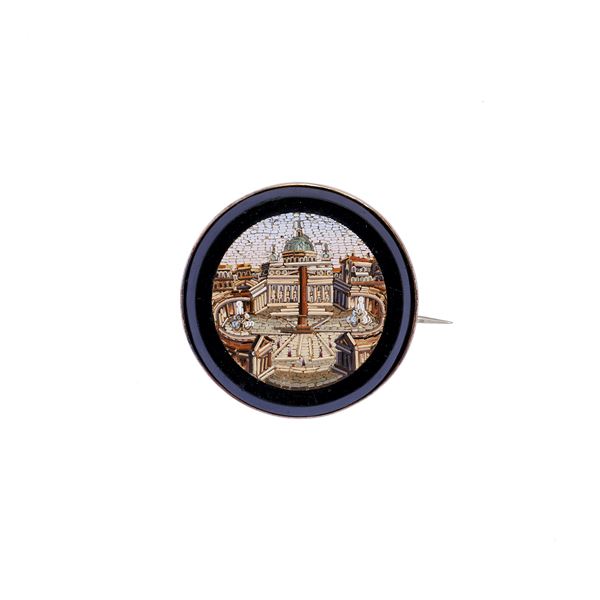 Micromosain with St. Peter Square  - Auction Gioielli del Novecento e Orologi - Curio - Casa d'aste in Firenze
