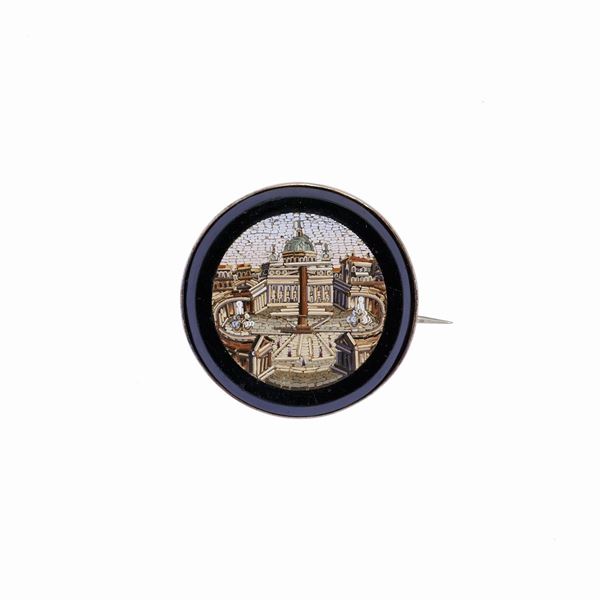 Micromosaico con piazza San Pietro
