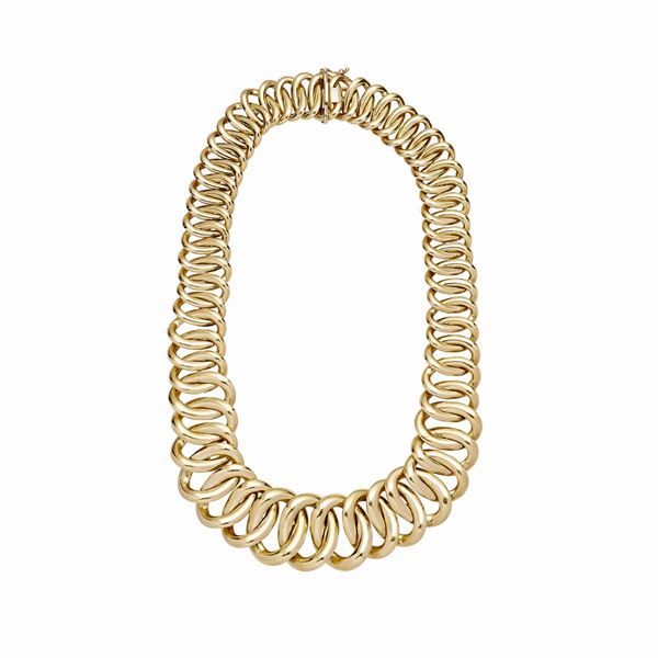 Necklace in yellow gold  - Auction Gioielli del Novecento e Orologi - Curio - Casa d'aste in Firenze