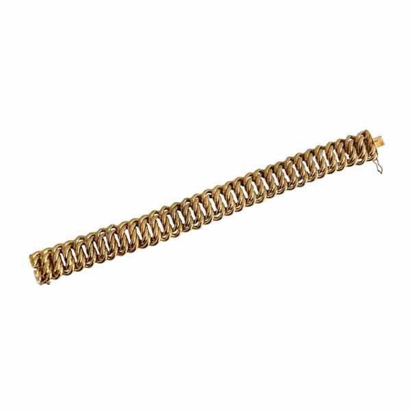 Bracciale in oro giallo  - Asta Gioielli del Novecento e Orologi - Curio - Casa d'aste in Firenze