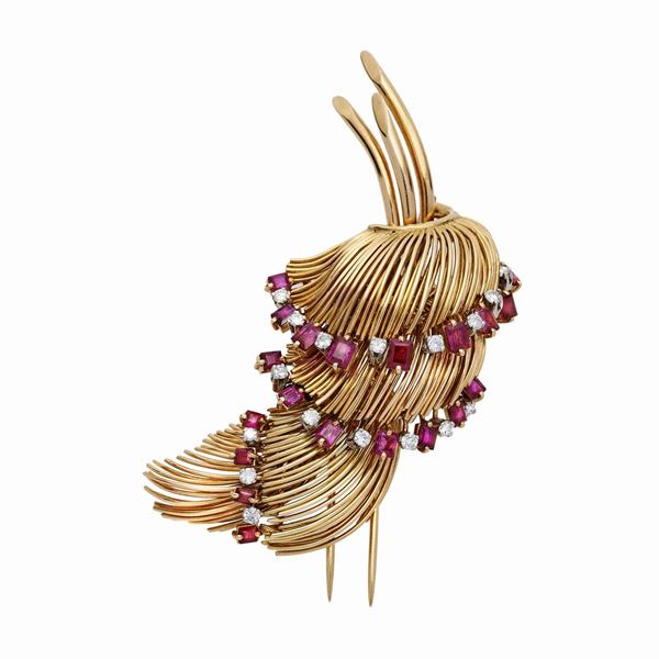 Spilla  - Asta Gioielli del Novecento e Orologi - Curio - Casa d'aste in Firenze