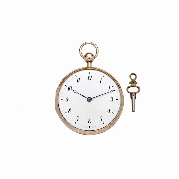 Orologio da tasca in oro giallo