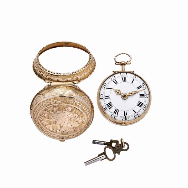Orologio da tasca in oro giallo