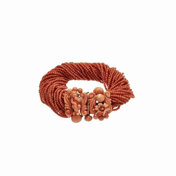 Bracciale in corallo rosso