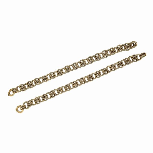 SETTEPASSI - Coppia di bracciali in oro giallo Settepassi