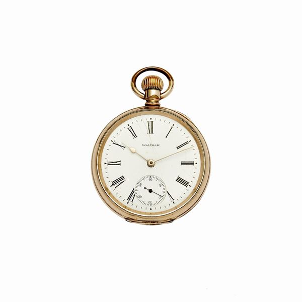 Orologio da tasca in oro giallo Waltham