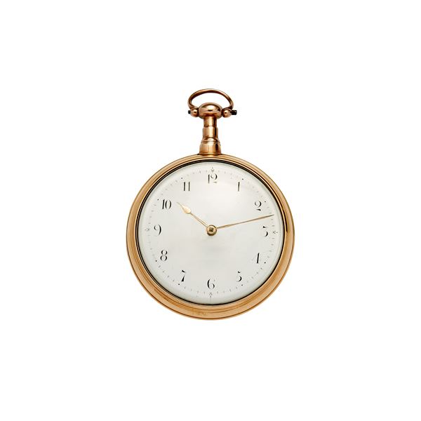 pocket watch in rose gold and yellow