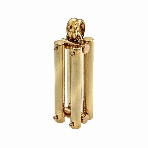 GIORGIO FACCHINI : Pendant "Assemble" in yellow gold and red gold Giorgio Facchini  - Auction Antique Jewelry, Modern, Design & Watch - Curio - Casa d'aste in Firenze