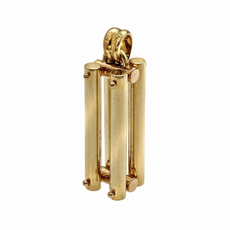 Pendente "assemblare" in Oro Giallo e Oro Rosso Giorgio Facchini