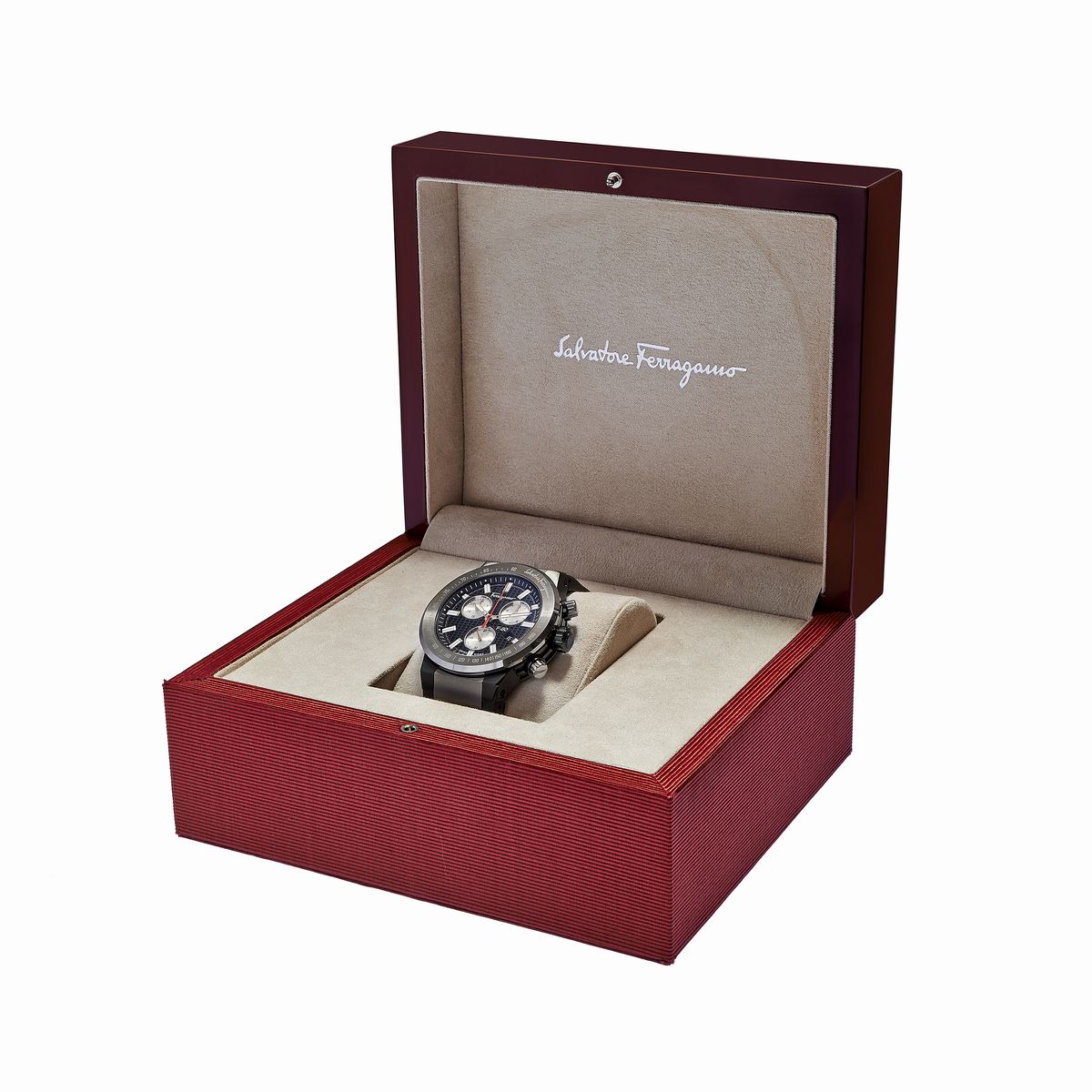 Orologio da Polso in Titanio e Gomma Salvatore Ferragamo