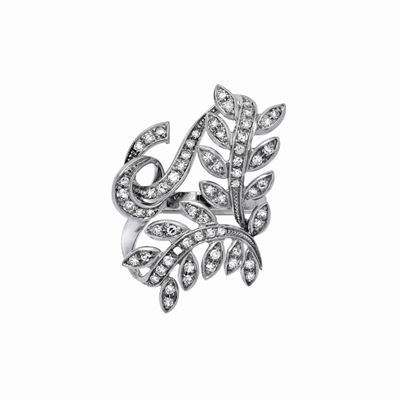 Anello in Oro Bianco e Diamanti
