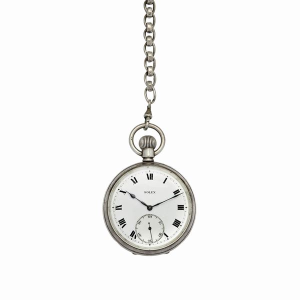 ROLEX - Orologio da tasca in argento Rolex