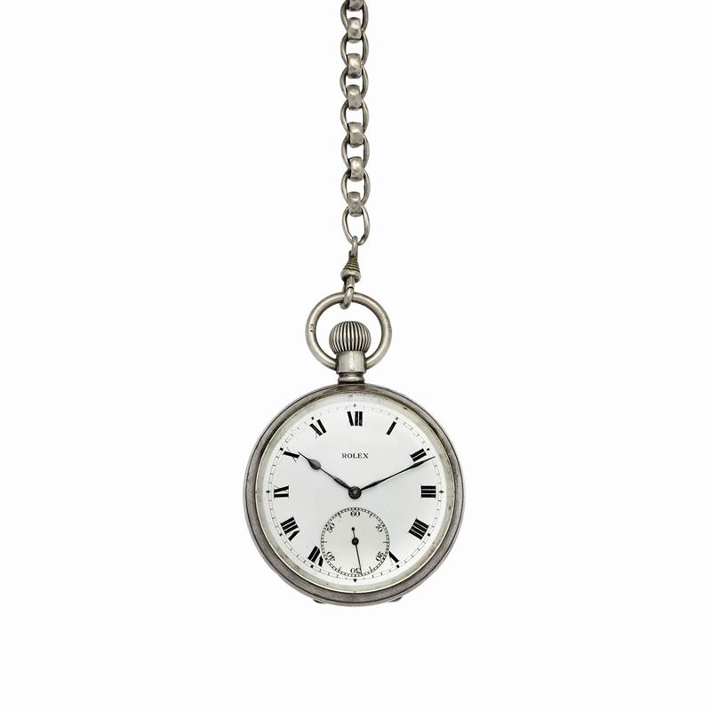 Orologio da Tasca in Argento Rolex