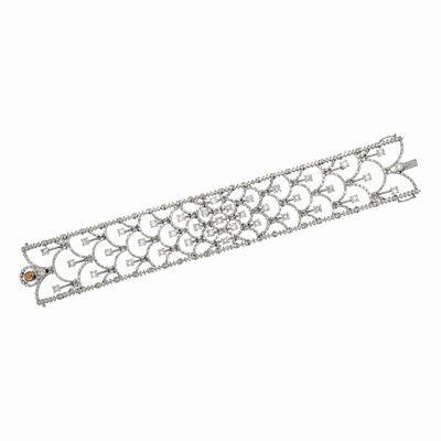 Bracciale in Oro Bianco e Diamanti Damiani