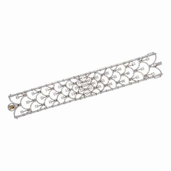DAMIANI - Bracciale in oro bianco e diamanti Damiani