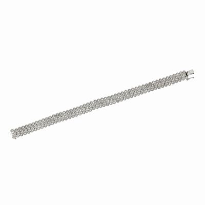 Braccialetto in Oro Bianco e Diamanti