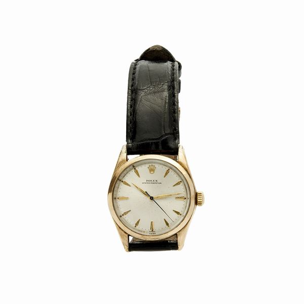 ROLEX - Wrist watch in steel and vermeille Rolex