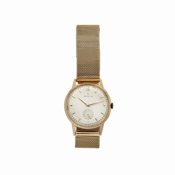 ZENITH : Orologio da polso in oro giallo Zenith  - Asta Gioielli Antichi, Moderni, di Design e Orologi - Curio - Casa d'aste in Firenze