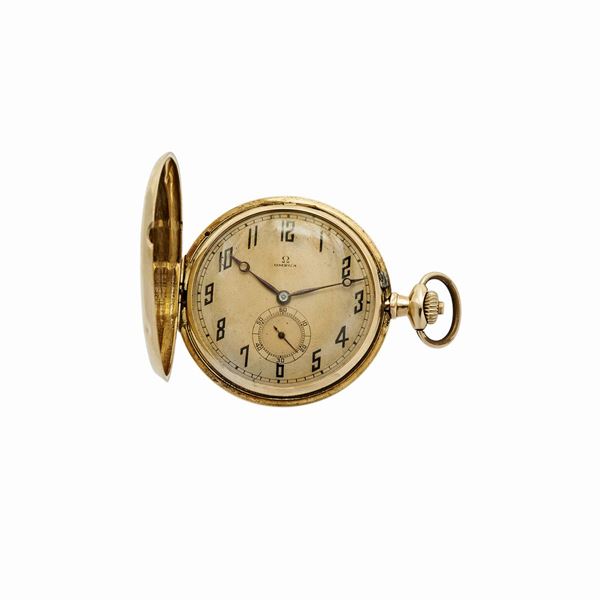 OMEGA - pocket watch in yellow gold Omega