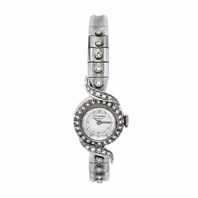 Orologio da Polso in Oro Bianco e Diamanti Baume & Mercier