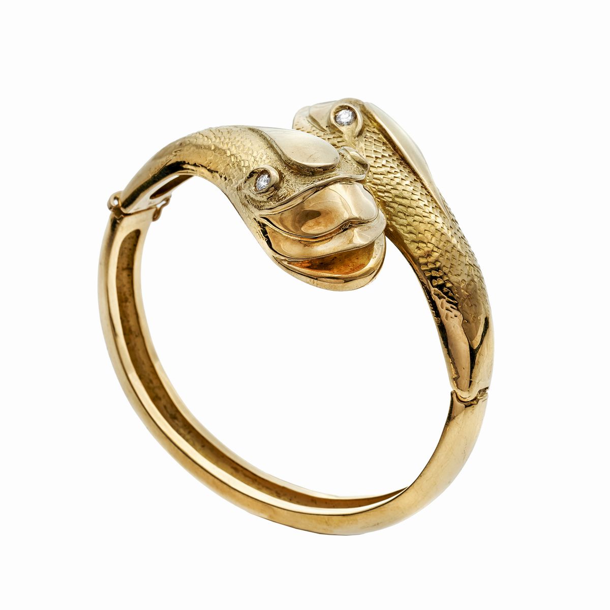 Bracciale Contrariè in Oro Giallo e Diamanti