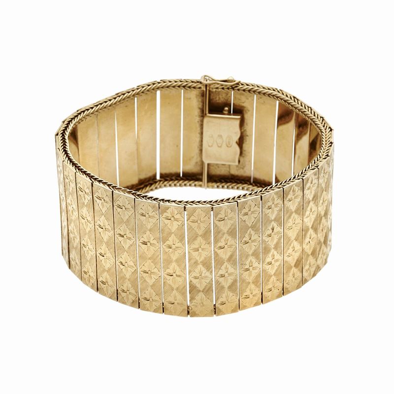Grande Bracciale in Oro Giallo