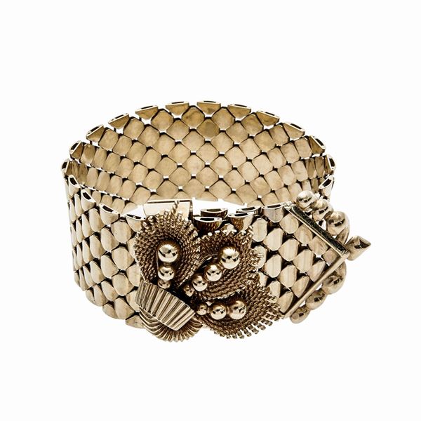 Low titanium gold bracelet  - Auction Antique Jewelry, Modern and Watches - Curio - Casa d'aste in Firenze