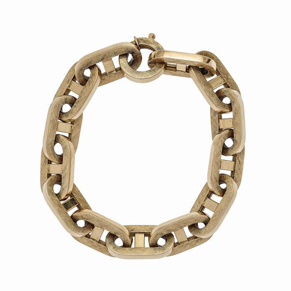 UNOAERRE : Bracciale in oro giallo Uno a Erre  - Asta Gioielli Antichi, Moderni e Orologi - Curio - Casa d'aste in Firenze