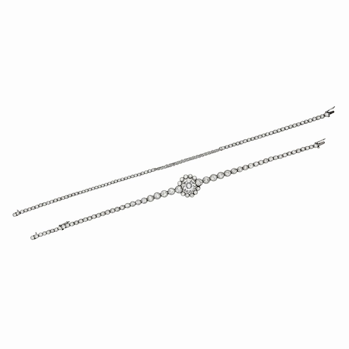 Collier in Platino e Diamanti