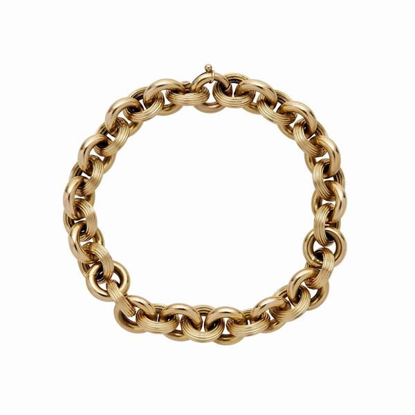 Bracciale in oro giallo  - Asta Gioielli Antichi, Moderni e Orologi - Curio - Casa d'aste in Firenze