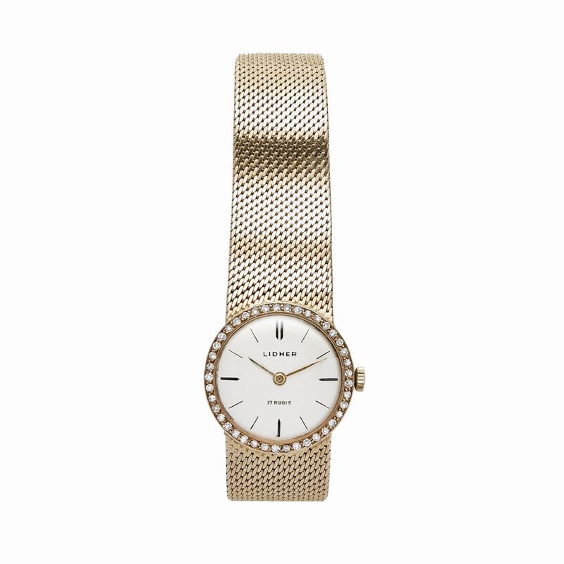 Orologio da Polso in Oro Giallo e Diamanti