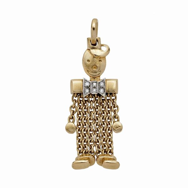 Yellow Gold Pendant Pomellato and Diamonds  - Auction Antique Jewelry, Modern and Watches - Curio - Casa d'aste in Firenze
