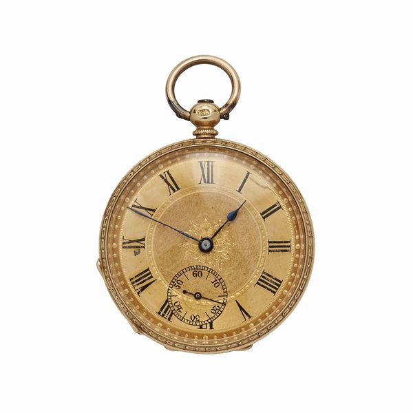 Orologio da tasca in oro giallo