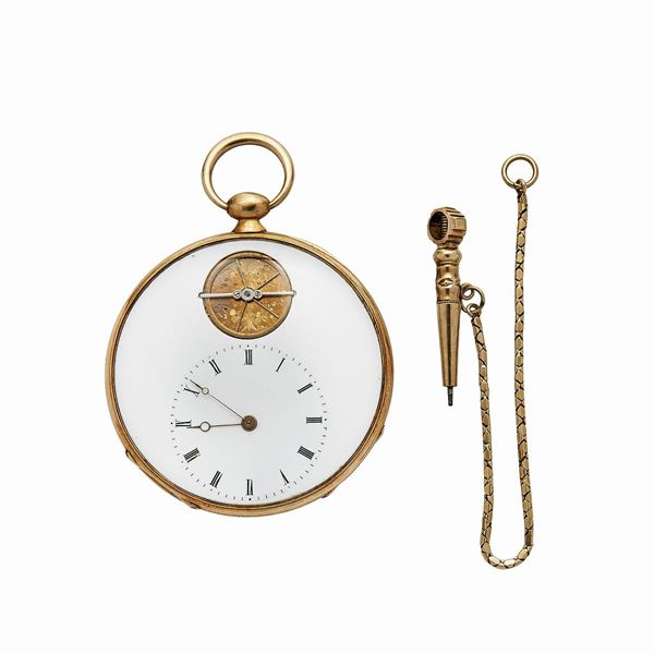 Orologio da tasca in oro giallo